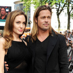 Анджелина Джоли и Брад Пит в Лондон