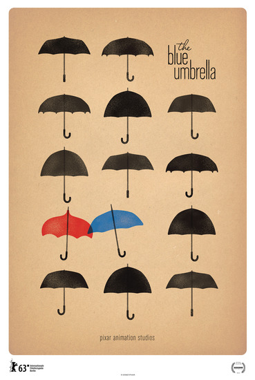 Плакатът за "Синият чадър"