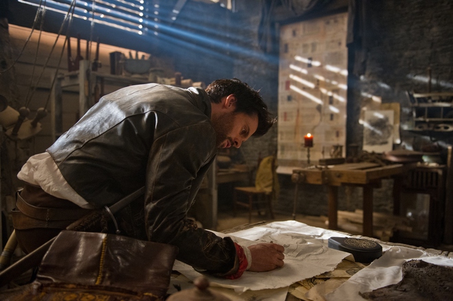 Младият Да Винчи като фентъзи герой