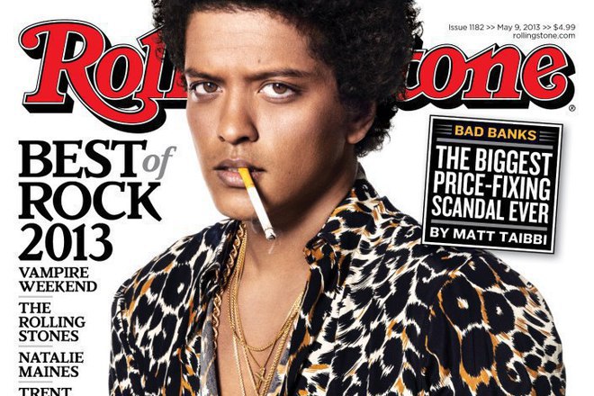 Bruno mars s tsigara na koritsata na sp roling stoun