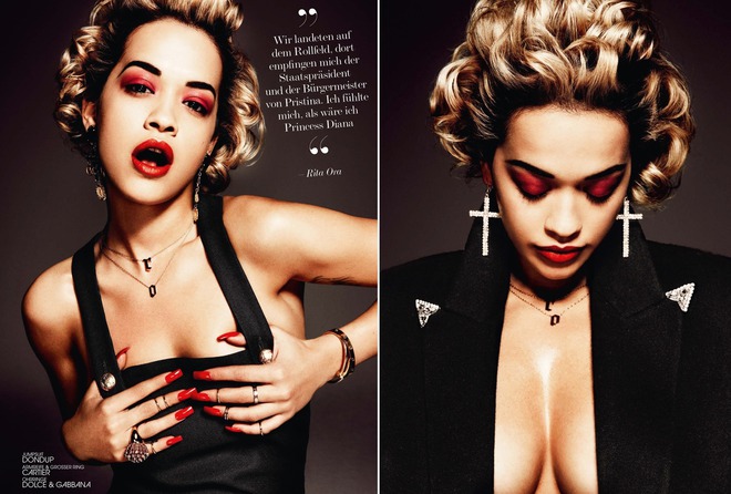 Рита Ора секси за сп. "Интервю"