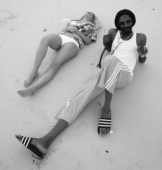 Снуп Лайън и Рита Ора на плажа