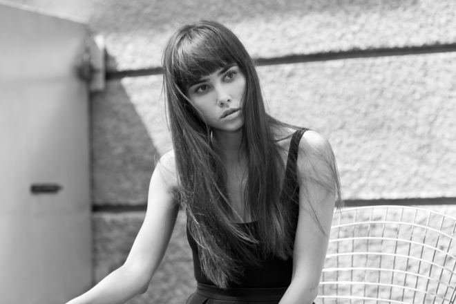 Джия Лазарова в черно-бяло