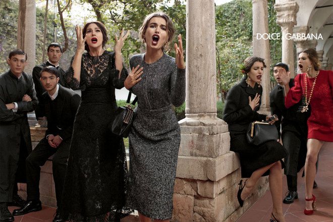Моника Белучи и Бианка Балти в есенната кампания на Dolce&Gabbana