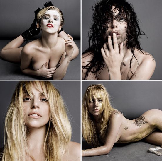 Още кадри от актовата фотосесия на Лейди Гага