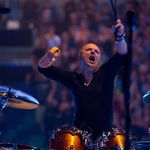 Ларс Улрих зад барабаните в Metallica Through the Never