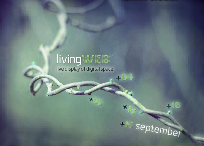 LivingWeb 2013 - плакат