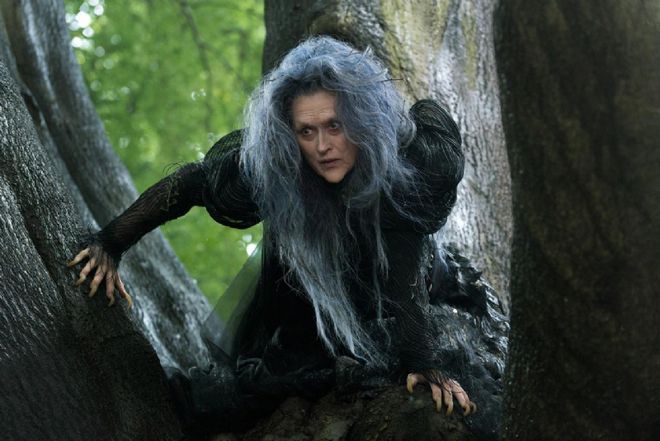 Мерил Стрийп като вещица в Into the Woods на "Дисни"