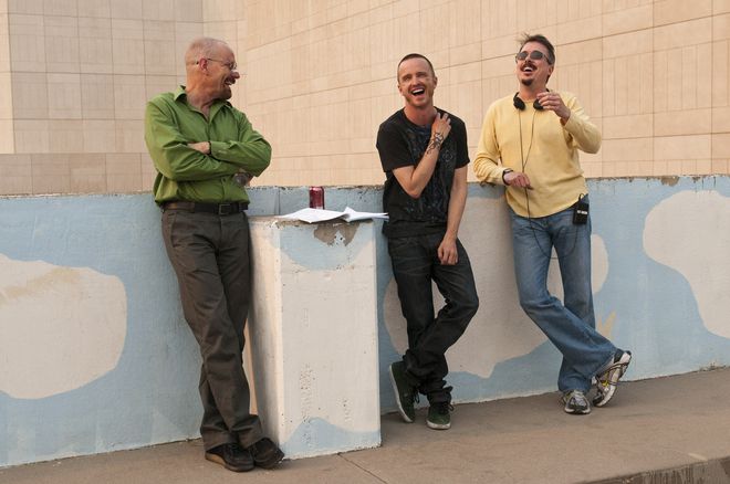 Breaking Bad на снимачната площадка