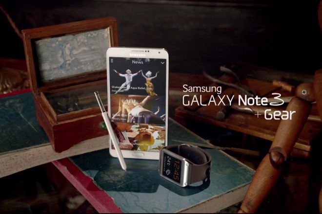 Vizh parvata reklama na galaxy note 3 i galaxy gear