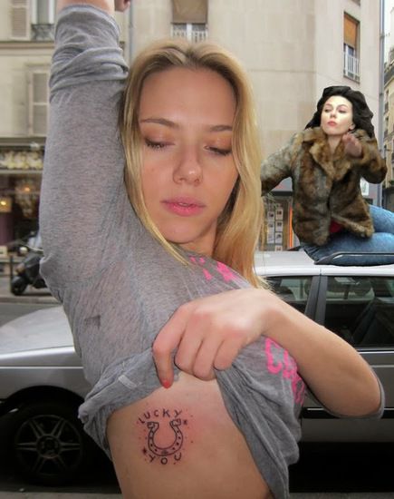 Скарлет Йохансон пада (2)