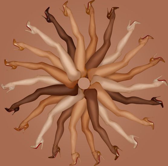 Пет нюанса телесен цвят