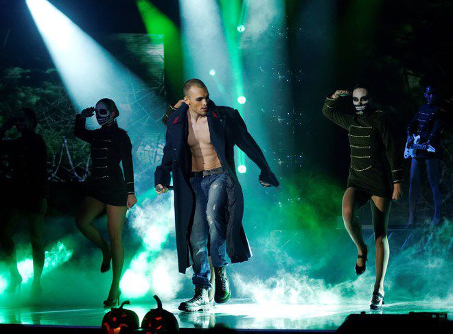 Мартин от "X Factor-2" в нощта на Хелоуин