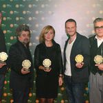 Екипът на "Под прикритие" на наградите "Златна бленда 2013"