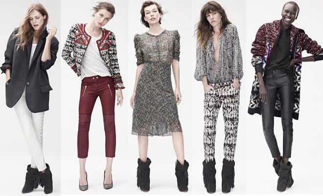 Дамски модели от Изабел Маран за H&M