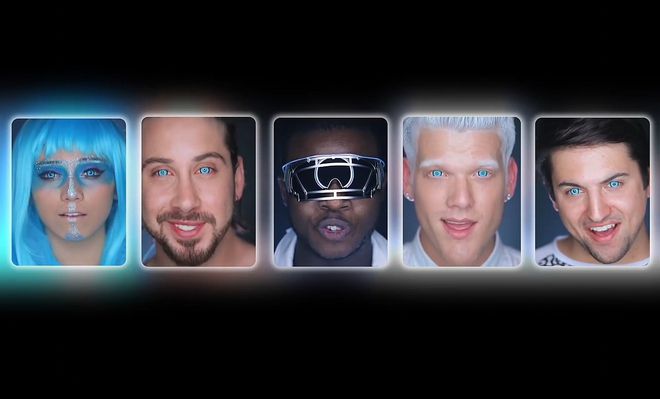 "Пентатоникс" в клипа към Daft Punk