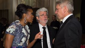 Джордж Лукас и Харисън Форд, 2013 г.