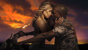Канйе Уест и Ким Кардашиян в Bound 2