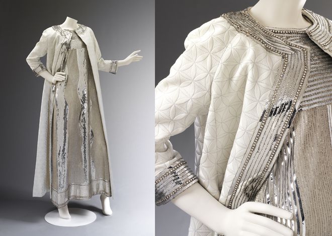 Вечерен тоалет от Мила Шьон, 1966 г.