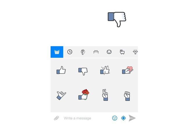 Новите стикери във "Фейсбук"