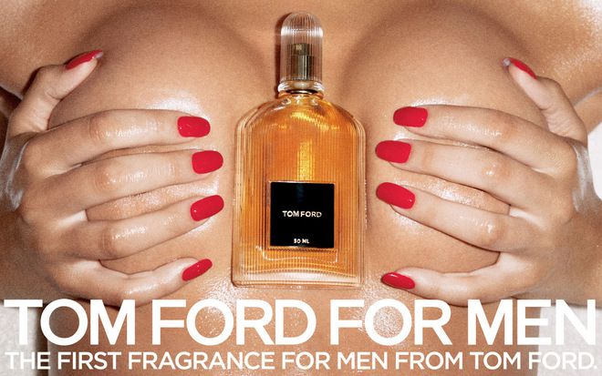 Рекламна кампания на мъжки парфюм на Tom Ford