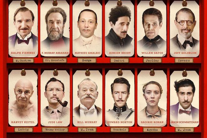 Zvezdite na the grand budapest hotel