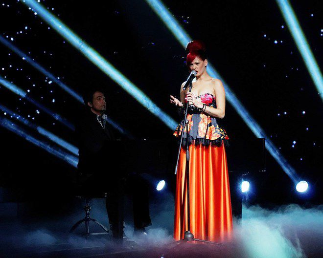 Жана във вечерта на британската музика