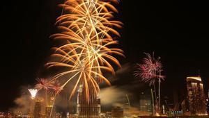 Фойерверките в Дубай за новата 2014 г.