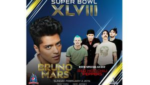 Бруно Марс и "Ред хот чили пепърс", Супербоул 2014