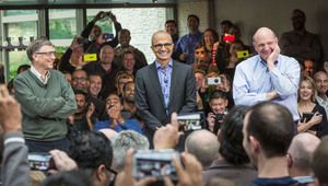 Бил Гейтс, Сатия Надела и Стив Балмър