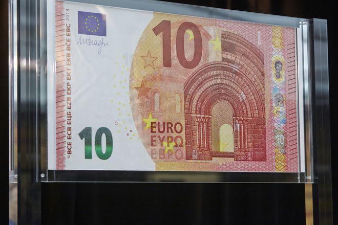 Novata banknota ot 10 evro litse