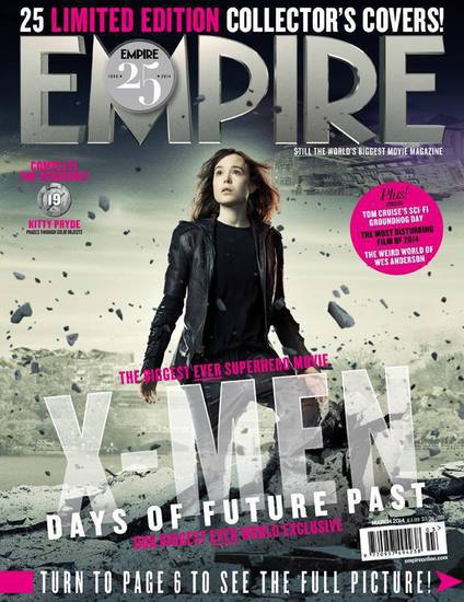 Елън Пейдж като Кити Прайд на корицата на "Емпайър"