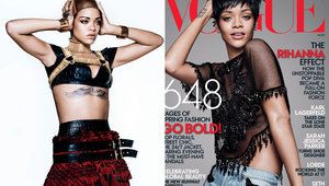 Риана за мартенския "Вог"