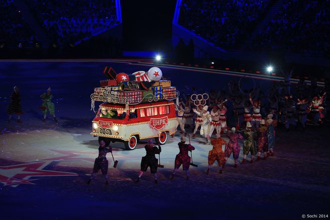 Сочи 2014, закриването: Цирково изкуство