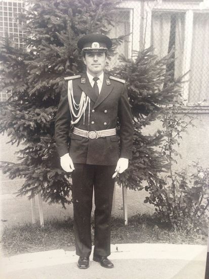Бойко Борисов като лейтенант, 1982 г.