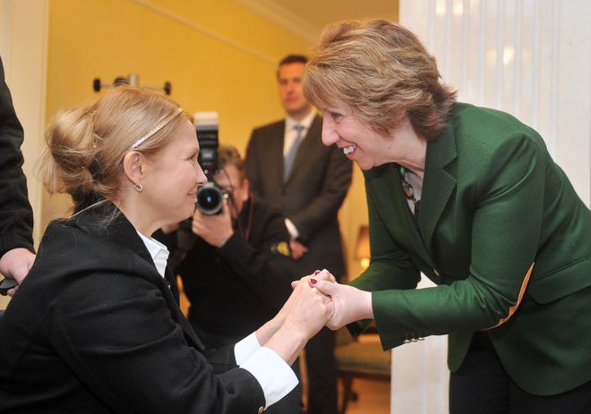 Юлия Тимошенко и Катрин Аштън