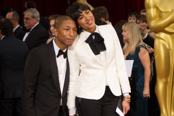 Farel uilyams na oskarite s zhena si