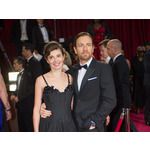 Юън Макгрегър с жена си на "Оскарите"