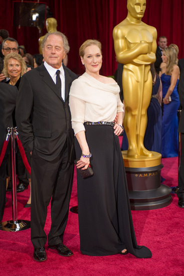 Мерил Стрийп на "Оскарите" с мъжа си