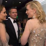 Брад Пит с Анджелина, Кейт и "Оскар"