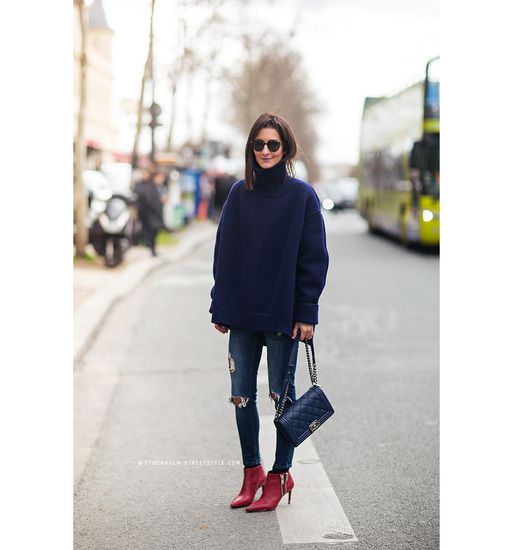 В уюта на големия пуловер