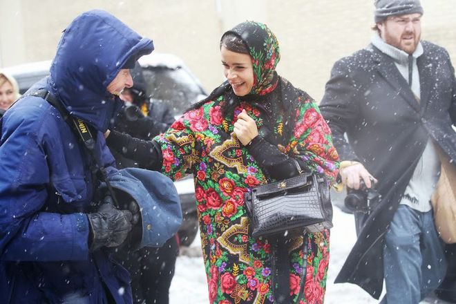 Мирослава Дума в цветя