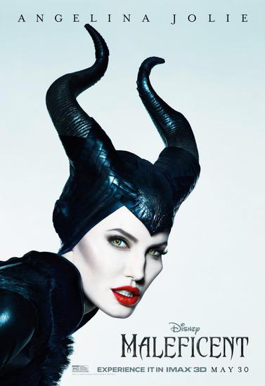 Анджелина Джоли на плаката за "Господарка на злото"