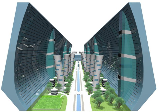 Интериорът на Green Space