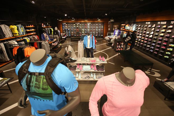 Nike Only Store в София - интериор