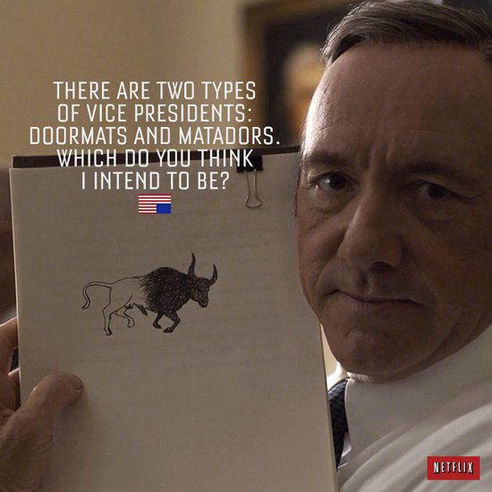 Франк Ъндърууд за вицепрезидентите