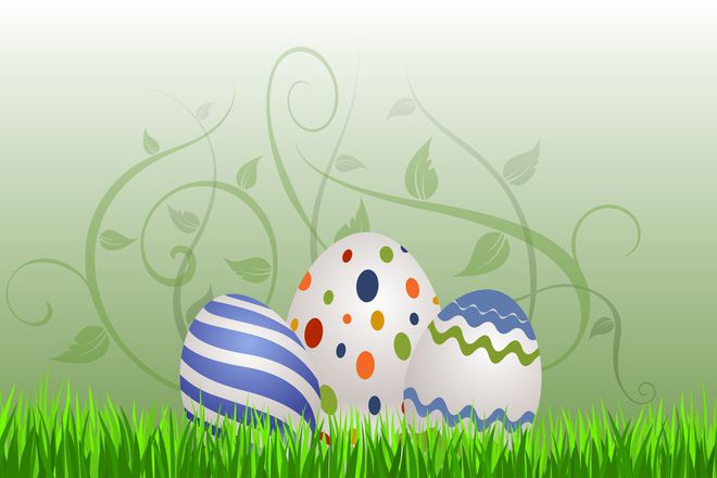 Шарени яйца - символът на Великден