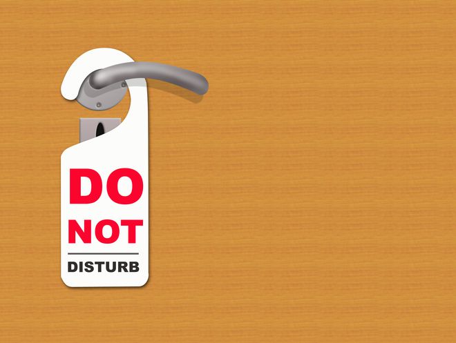 Не ме безпокойте