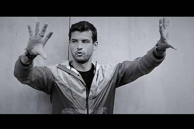 Grigor dimitrov v reklamata na nike tech pack