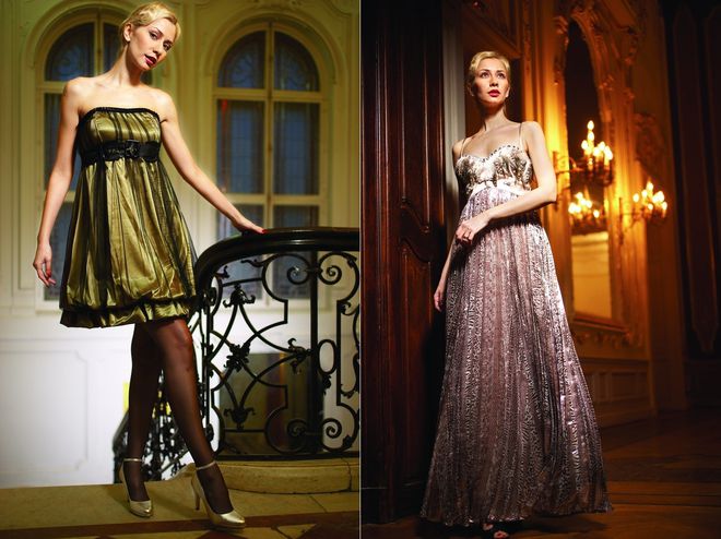 Нети с къса и дълга рокля